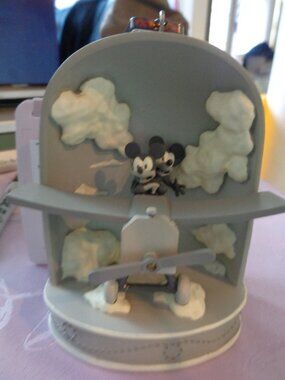 Disney Christmas Ornament Plane Crazy Mickey Mouse 100 Black/White D